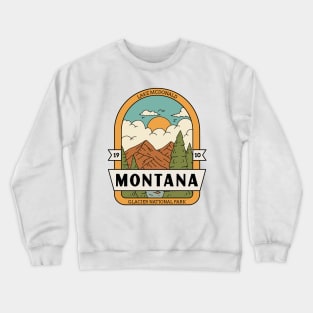 LAKE MCDONALD MONTANA T-SHIRT Crewneck Sweatshirt